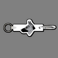 Key Clip W/ Key Ring & German Shepherd (Head) Key Tag